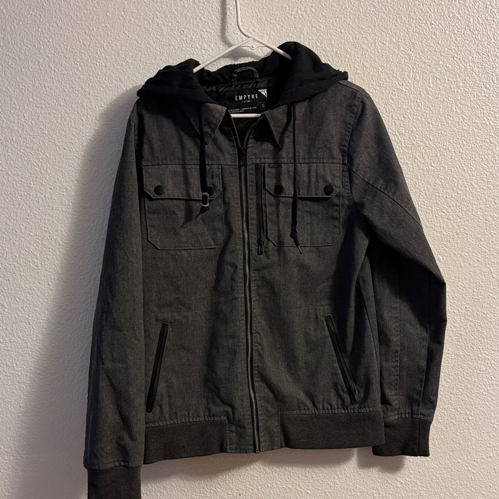 Empyre Charcoal Hooded Jacket